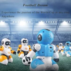 ربات اسباب بازی کنترلی فوتبالیست تک عددی آبی Smart Soccer Robot with Remote Control - Blue -اسباب بازی